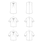 Ompelukaavat: Misses` Top, Butterick B6730 