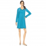 Выкройка: Misses` Robe, Raglan Sleeve Tops and Gown, and Pull-On Pants, Butterick B6428 