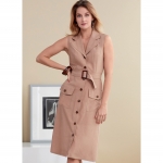 Ompelukaavat: Misses` Dress, Sash and Belt, Butterick B6762 