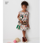 Laste kleit ja tuunika Dottie Angel`ilt, suurused: A (3-4-5-6-7-8), Simplicity Pattern #8101 