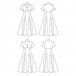 Sewing Pattern: Misses` Dress, Butterick B6018 