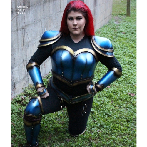 Naiste Cosplay soomusrüü, Simplicity Pattern #8630 