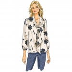 Sewing Pattern: Misses` Gathered Tops and Tunics with Neck Ties, Butterick B6378 