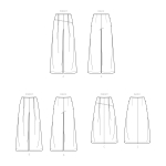 Simplicity Sewing Pattern S9181 Neidude Cropped Pants & Skirt 