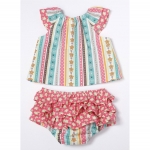 Ompelukaavat: Beebide` Ruffled Tops, Dresses and Panties, Butterick B6444YA5 