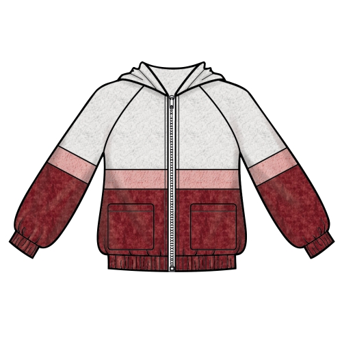 Laste ja tüdrukutetrikoo Hooded jakk, Simplicity Pattern #S8999 