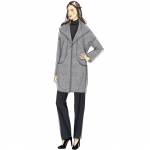 Выкройка: Misses` Drop-Shoulder, Shawl Collar Coat with In-Seam Pockets, Butterick B6423 