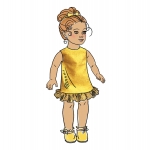 Riided 45 cm pikkusele nukule, Butterick B6645OSZ 