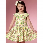 Ompelukaavat: Children`s, sizes: Girls` Dress, Butterick B6201 