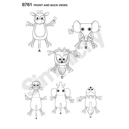 Beebi õrn tekk, Simplicity Pattern #8761 