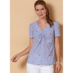 Выкройка: Misses` Top and Tie, Butterick B6662 