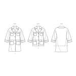 Simplicity lõikekomplekt S9824 MISSES` COAT IN TWO LENGTHS, SS9824A 