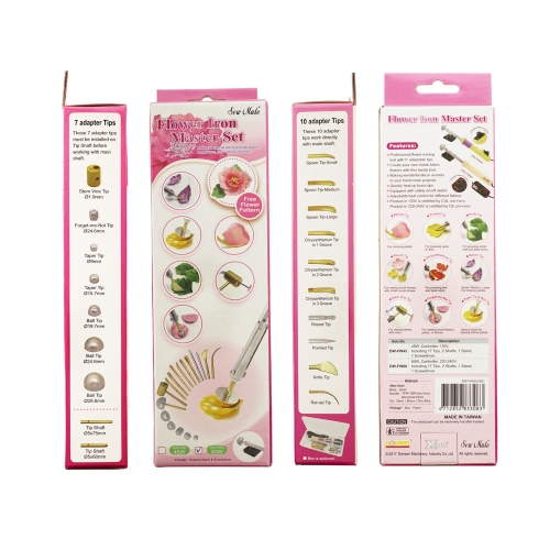 Kunstlillede vormija - Flower Iron Master Set, SewMate DW-FW60 