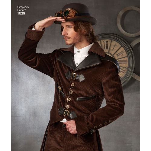 Men`s Cosplay Costumes, Simplicity Pattern #1039 