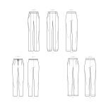 Simplicity ompelukaavat S9376 Misses` Pull-on Trousers 