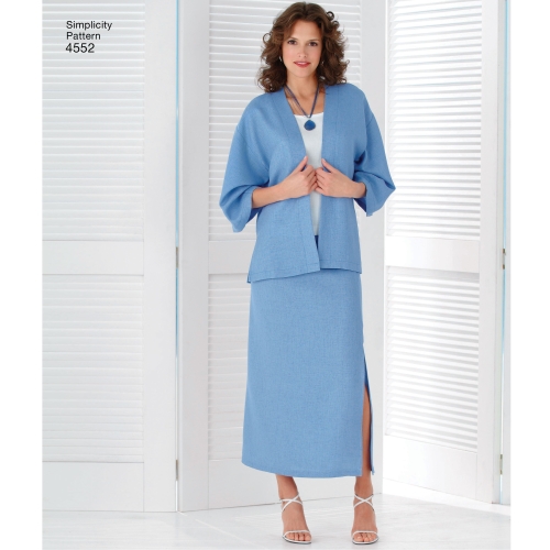 Naistele pluss-suuruses: Smart ja Casual riietus, Simplicity Pattern #4552 