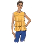 Выкройка: Misses` Top, Butterick B6664 