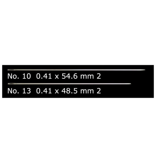 Pärlinõelad, #10, 13, Clover (Jaapan), 233 