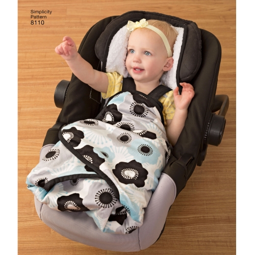 Väikelaste mängumatid, lastevankri aksessuaarid, ja pudipõlled, Simplicity Pattern #8110 