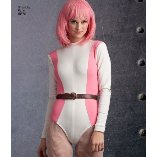 Naiste trikoo-kostüüm, Simplicity Pattern #8670 