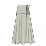 Misses` Wrap Skirts, Simplicity Pattern #S8958 