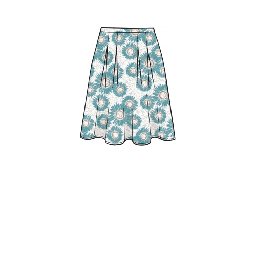 Tüdrukute seelikud ja trikoo topp suurused: 8-10-12-14-16, Simplicity Pattern #S8966 