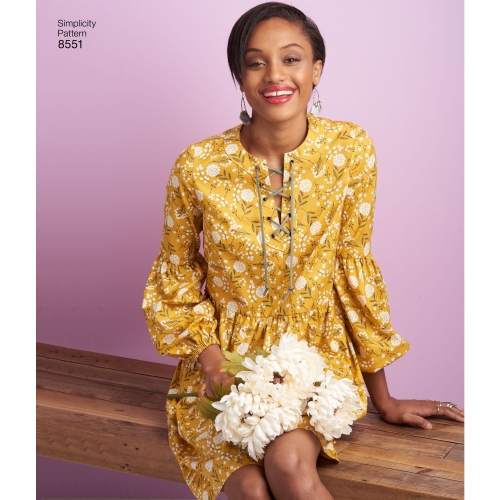Naiste kleit või tuunika, Simplicity Pattern #8551 