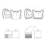 Simplicity Sewing Pattern Backpacks, Reading Pillow, Bed Organizer SS9513OS 