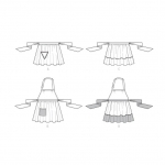 Выкройка: Misses` Aprons, Butterick B6304MIS 