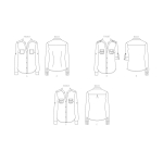 Выкройка: Misses` Top, Butterick, B6856 