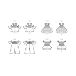 Simplicity lõikekomplekt S9904 18` DOLL CLOTHES, SS9904OS 