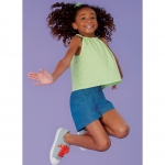 Выкройка: Girl`s Top, Dress and Shorts, Kwik Sew K0259 