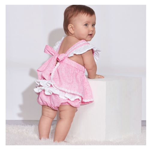 Väikelaste Pinafore-kleidid, suurused: A (XXS-XS-S-M-L), Simplicity Pattern #S8893 