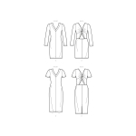Simplicity Sewing Pattern Misses` Knit Dresses by Mimi G, SS9598 