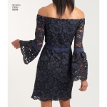 Naiste ja väikesekasvuliste Petite-naiste Cynthia Rowley kleidid, Simplicity Pattern #8599 