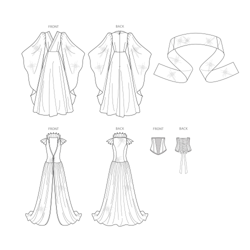 Naiste fantaasia-kostüüm, Simplicity Pattern #S8971 