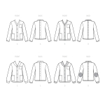 Simplicity lõikekomplekt S9488 Unisex Adaptive Cardigan 
