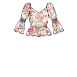 Misses` Tops, Simplicity Pattern #S8918 