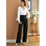 Выкройка: Misses` Jumpsuit & Sash, Butterick B6716 