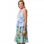 Выкройка: Misses` Top, Sash, Jumpsuit and Skirt, Butterick B6568 