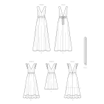 Швейные выкройки Simplicity S9327 Misses` Dresses 