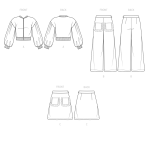 Simplicity lõikekomplekt S9654 CHILDREN`S AND GIRLS` JACKET, PANTS AND SKIRT 