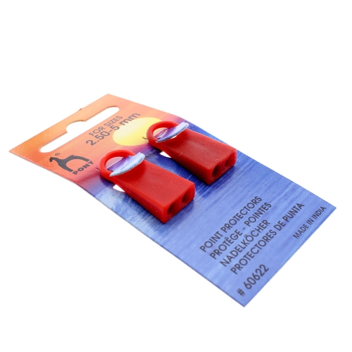 Point Protector for Knitting Needles in sizes No.2,5-5,0 mm, 2 pcs, Pony 60622 