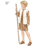 Boy & Girl Costumes, Sizes: A (S,M,L), Simplicity Pattern #4797 