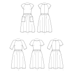 Naiste kleit, Simplicity Pattern #S9136 