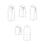 Швейные выкройки Simplicity S9375 Misses` Skirts 