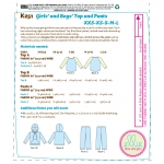 Tüdrukute ja poiste topp ja püksid, Kwik Sew K0251 