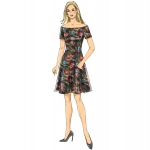 Выкройка: Misses` Dress, Butterick B6639 