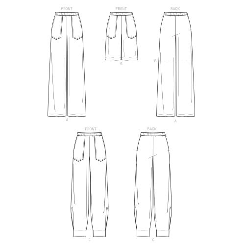 Simplicity Sewing Pattern S9236 Misses´ Pants, D5 