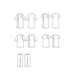 Simplicity Sewing Pattern Children`s, Girls` and Boys` Recovery Gowns and Pants, SS9578  